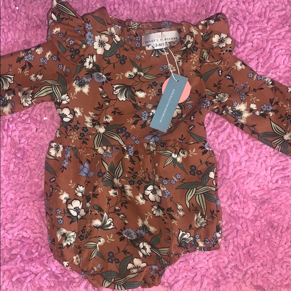 Floral Baby Bodysuit